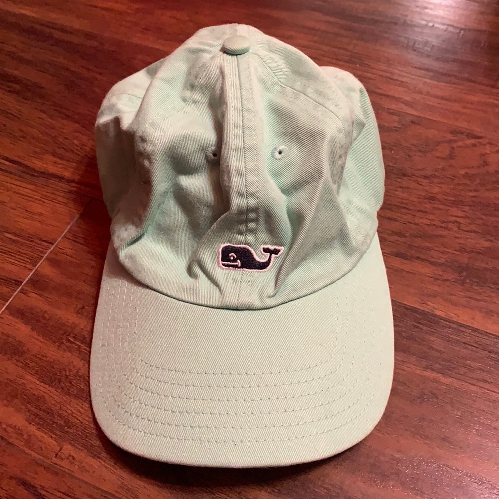 Mint green Vineyard vines cap